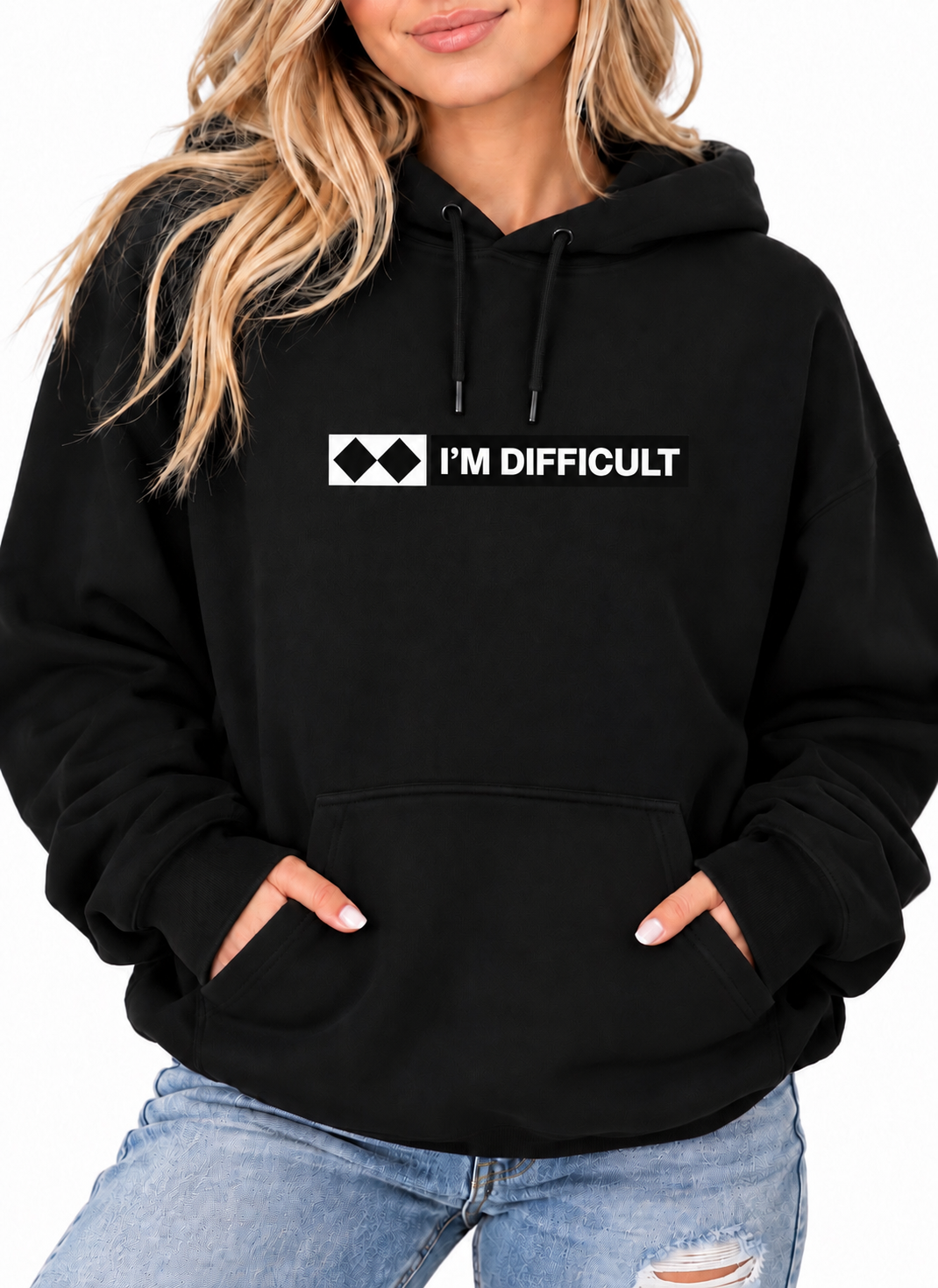 Double Black Diamond Difficult Hoodie