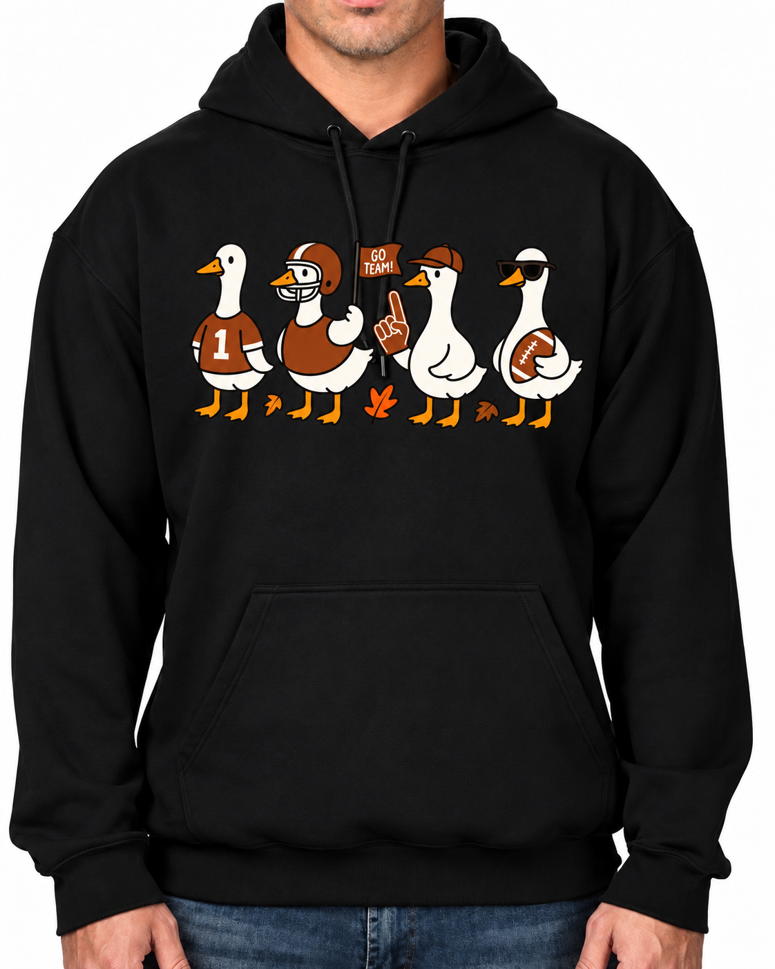 Football Ducks Hoodie