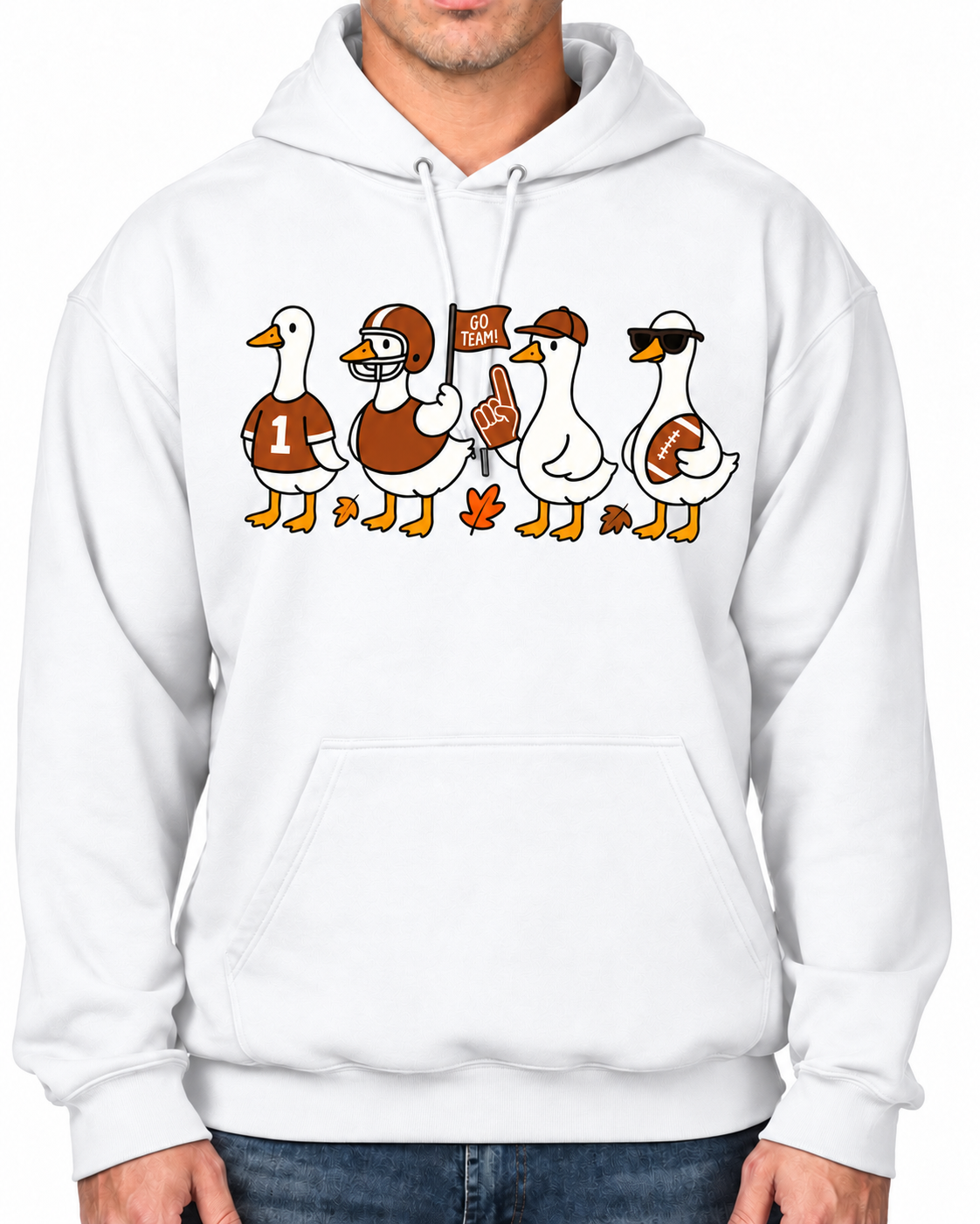 Football Ducks Hoodie