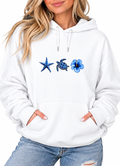 Blue Beach Hoodie